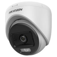 DS-2CE70DF0T-LPFS(3.6mm)  |  HIKVISION  -   Cámara Domo 4en1 Gama Value |  2 Mpx  |  Lente fija 3,6mm  |  Luz híbrida 20 m  |  Micrófono integrado  |  Apta para Interior