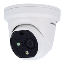 DS-2TD1228-3/QA | HIKVISION  -  Cámara Térmica tipo Domo  |  Lente sensor térmico  3.6 mm  |  Lente sensor óptico 4.3 mm  |  Sensibilidad térmica ≤ 40mK