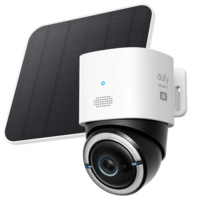 EUFY-4GLTECAM-S330  |  EUFY  -  Cámara motorizada 4G y Wifi |  8 Mpx |  Lente 130º de Visión  |  Detector PIR  |  Detección inteligente de personas y vehículos  |  Autotracking