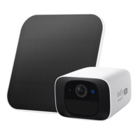 EUFY-SOLOCAM-C210-SOLAR  |  EUFY  -  Cámara Wifi de Vigilancia con Panel Solar |  2K (1080p Full HD) |  Ángulo de Visión 100º  |  Audio bidireccional (micrófono y altavoz integrados)
