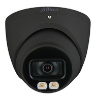 HAC-HDW1200TP-IL-A-0280B-S6-BLACK  |  DAHUA  -  Cámara Domo 4 en 1  |  2 Mpx  |  Lente 2,8mm  |  Smart IR 40 metros  |  Micrófono integrado