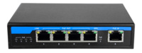 POE-EX0504-GE-60  |  PoE Extender Switch  |  4 puertos PoE + 1 Uplink RJ45  |  10/100/1000 Mbps