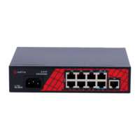 SF-SW0908HIPOE-120  |  SAFIRE  -  Switch Hi-PoE  |  6 Puertos PoE+ 30W + 2 Puertos Hi-PoE 60W  |  No Gestionable 