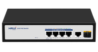 SW64HIPOE-2AZCXF-60  |  Switch 4 puertos PoE  30W + 1 Uplink SFP 10G  |  Velocidad de puertos 2,5/1Gbps  |  PoE Watchdog