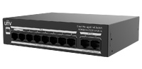 UV-NSW3000-8T2GT-LPOE-IN  |  UNIVIEW  -    Switch PoE Cloud Gestionable  |  8 PoE802.3af/at + 2 uplink RJ45  |  65W