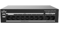 UV-NSW3000-8T2GT-POE-IN  |  UNIVIEW  -    Switch PoE Cloud Gestionable  |  8 PoE802.3af/at + 2 uplink RJ45  |  120W