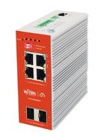 WI-PCMS306GF-I V2  |  WI-TEK  -  Switch PoE industrial cloud L2+ 4+2 Wi-Tek ALIEN-I   |  120W