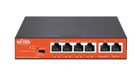 WI-PS205 V4  |  WI-TEK  -  SWITCH POE No Gestionable de 4 PoE + 2 Ethernet 