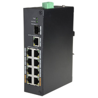 XS-SW1008POE-96-DIN  |  X-SECURITY  -  Swicht PoE de 8 puertos Base-T + 1 puerto Base-T + 1puerto Base-X