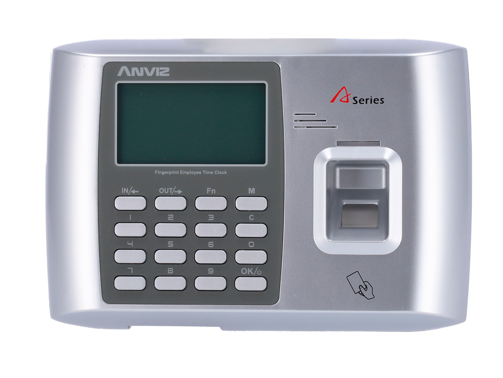 A300-WIFI | ANVIZ - Control de Presencia | Identificación por tarjeta EM, huella dactilar, contraseña y/o combinaciones 