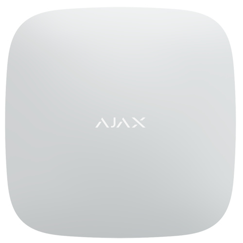 AJ-HUB2-W  |  AJAX  -  Central de Alarma Profesional  |  Certificación Grado 2  |  Comunicación Ethernet y dual SIM GPRS