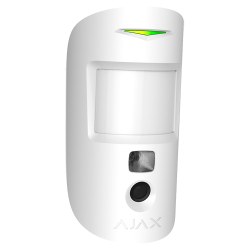 AJ-MOTIONCAM-W  |  AJAX  -  Detector Volumétrico PIR Bidireccional  |  Cámara integrada  |  Apto para interior