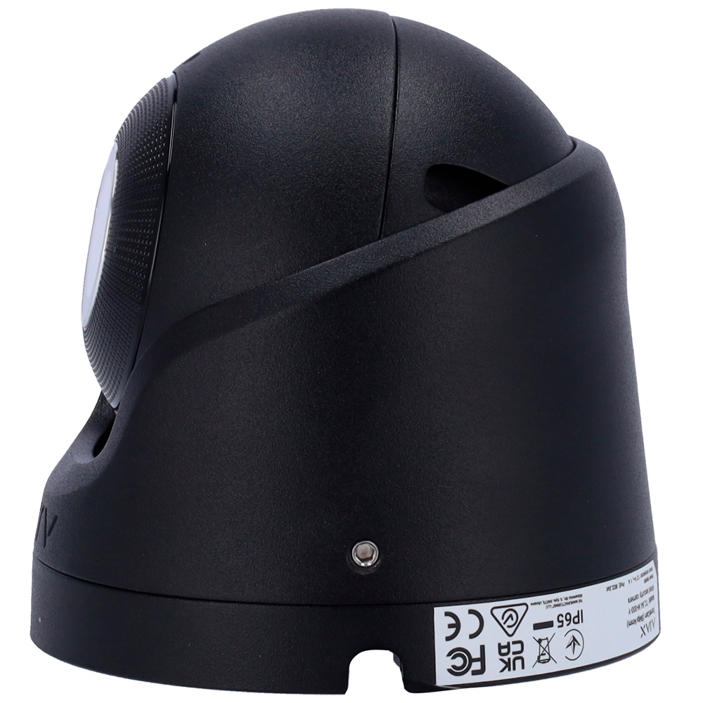 AJ-TURRETCAM-5-0400-B | AJAX - Cámara domo IP | 5 Mpx | Lente fija 4 mm | Leds IR 35 metros | Micrófono integrado 