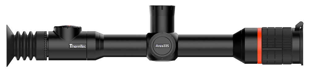 ARES335-BLACK | THERMEYE - Visor Térmico | Resolución térmica 384x288 | Lente 35mm | Aumentos 3,37x 