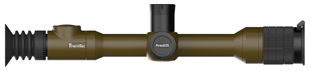ARES635-OLIVE | THERMEYE - Visor Térmico | Resolución térmica 640x512 | Lente 35mm | Aumentos 3,37x 