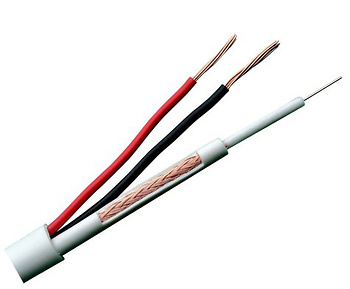 Bobina de Cable Combinado - (Micro-coaxial+Alimentación) - 100m 
