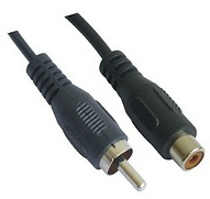 Cable de Audio RCA (Macho/Hembra) - 3m Cable de Audio con conexión RCA Macho/Hembra. Es un cable de audio apto para conectar los canales de audio de los dvr tribidos de la marca DAHUA. Tiene una longitud de 3 metros