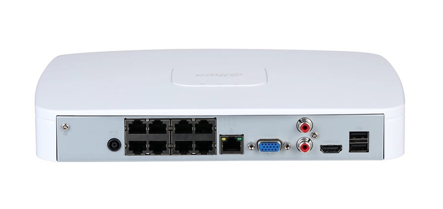 DHI-NVR4108-8P-4KS3 | DAHUA - Grabador NVR | 8 canales IP | 8 puertos PoE+ | Onvif | SMD Plus 