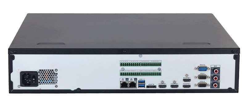 DHI-NVR608H-128-XI | DAHUA - Grabador NVR WizMind | 128 Canales | Alarmas | 1024Mbps de entrada (512Mbps con AI activada) 