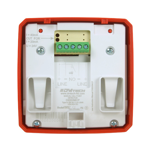 DMT-D9000-MCP-R | DMTech - Pulsador convencional rearmable | Certificado EN54 | Indicador LED 