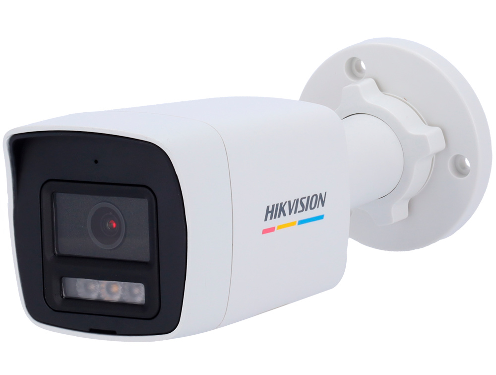 DS-2CD1047G2H-LIU(4mm) | HIKVISION La Hikvision DS-2CD1047G2H-LIU es una cámara Bullet IP de 4 Mpx con ColorVu, luz híbrida IR y luz blanca de 30 m, micrófono integrado y WDR 120 dB. Compatible con PoE, H.265+ y certificación IP67