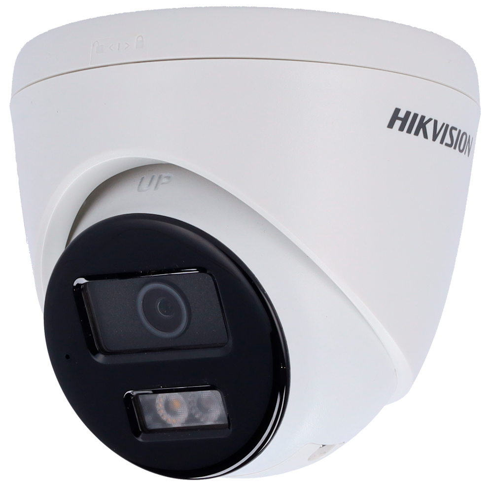 DS-2CD1383G2-LIUF/SL(2.8mm) | HIKVISION Cámara IP Turret Hikvision DS-2CD1383G2-LIUF/SL con resolución 8Mpx, lente 2.8 mm, visión nocturna mediante luz híbrida IR y luz blanca, micrófono, altavoz, sirena y flash integrados. Ideal para sistemas de videovigilancia profesionales en exteriores gracias a su protección IP67 y calidad de imagen 4K real Ya disponible en nuestra tienda online de Videovigilancia y Seguridad electrónica www.ipcenter.es