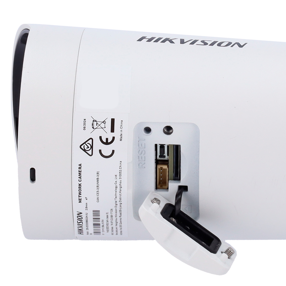 DS-2CD2086G2H-IU(2.8mm)(eF) | HIKVISION - Cámara IP Bullet Acusense | 8 Mpx | Lente 2,8 mm | Leds IR 40 m | Micrófono integrado | Detección de movimiento 2.0 