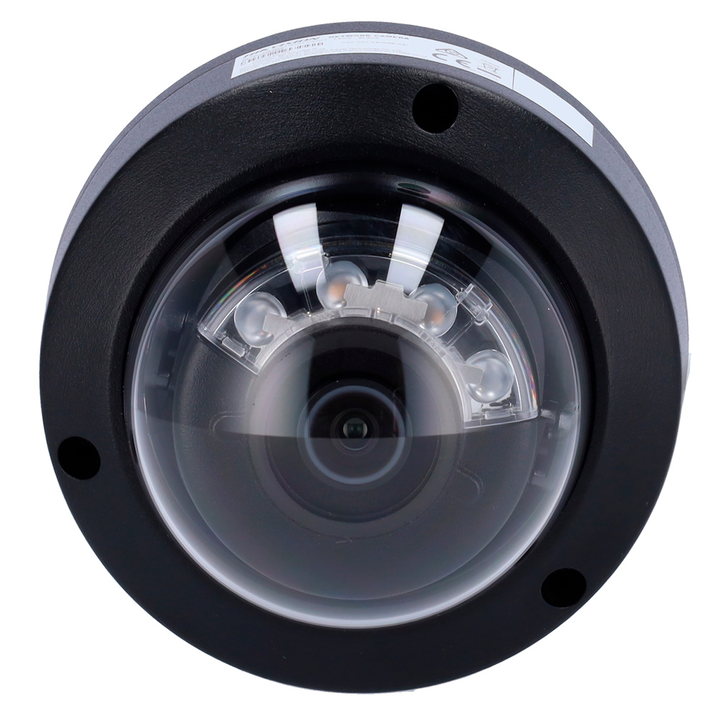DS-2CD2143G2-LIS2U(2.8mm)(BLACK) | HIKVISION - Cámara Domo IP AcuSense | 4 Mpx | Lente fija 2,8 mm | Luz Híbrida IR 30 metros 