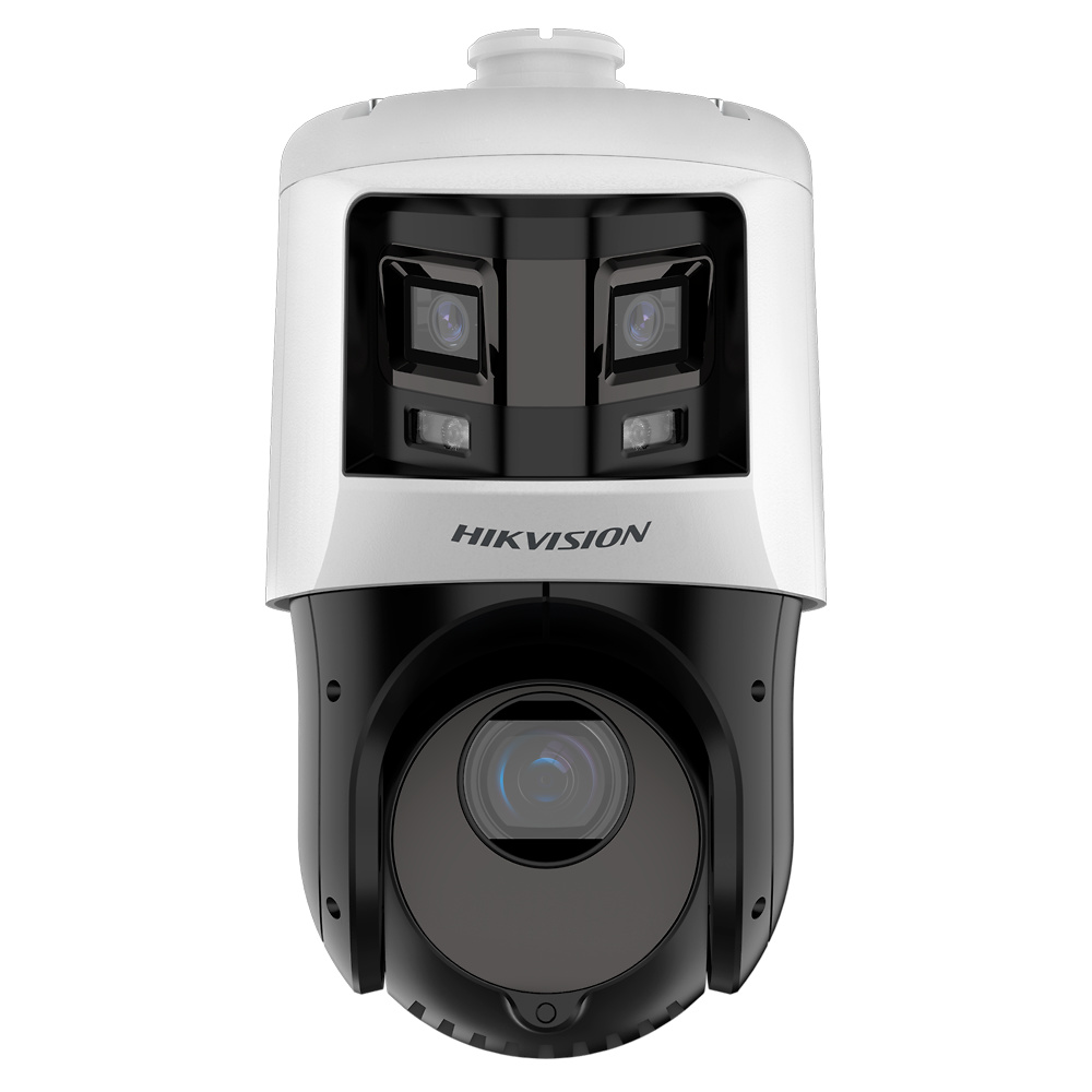 DS-2SE4C425MWG-E/26(F0)   |  HIKVISION  -   Cámara PTZ IP Panorámica |  4 Mpx  |  Doble Lente (Panorámica 6Mpx + PTZ 4Mpx)  |  Zoom Óptico 25x