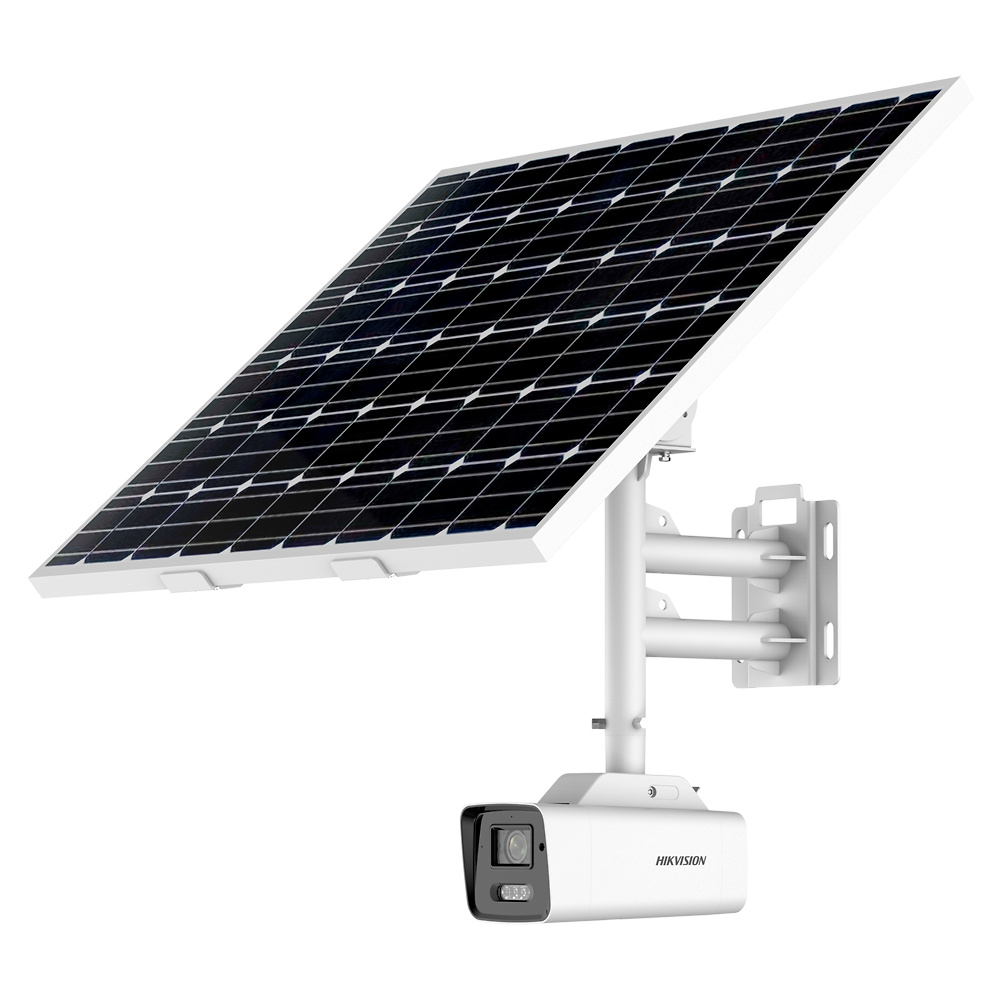 DS-2XS6A87G1-LS/C36S80(4mm) |  HIKVISION  -  Cámara IP Bullet 4G con Alimentación Autónoma / Solar  |  ColorVu  |   8 Mpx  |  Lente 4 mm  |  AcuSense: Clasificación de humanos y vehículos