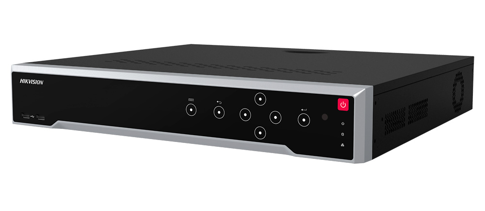 DS-7732NI-K4/16P(D)  |  HIKVISION  -  Grabador NVR de 32 canales  | Resolución máx. 12Mpx@1ch | Alarmas | Audio |   256 Mbps  |  Switch 16CH PoE 200W