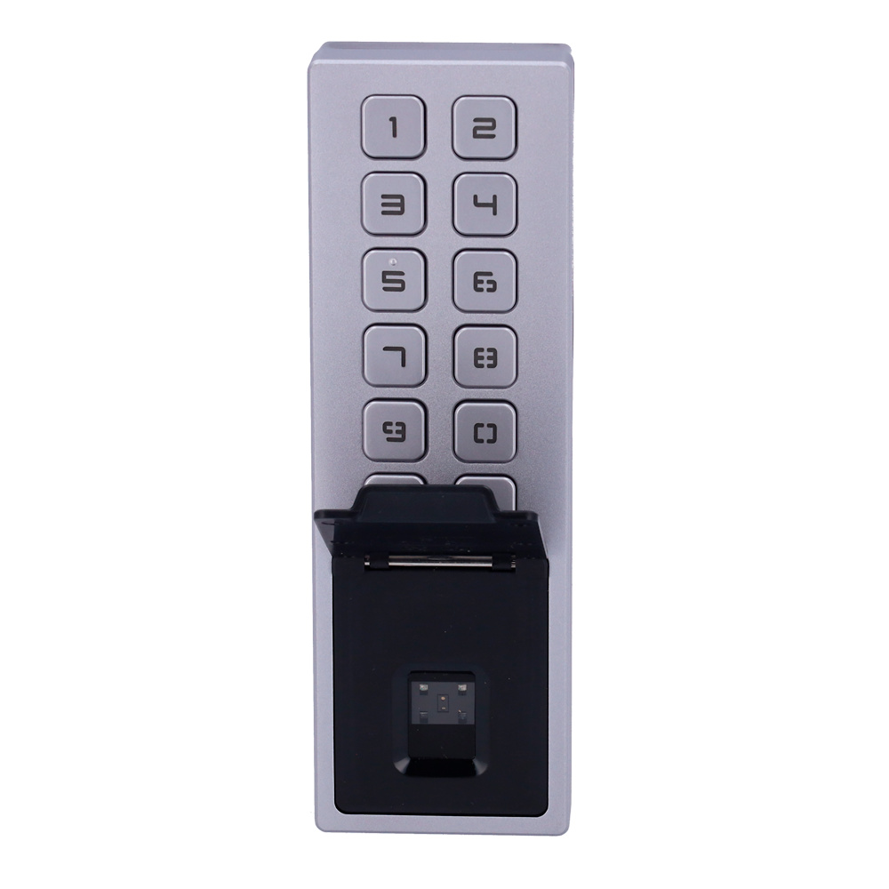 DS-K1T805EBFWX | HIKVISION - Terminal autónomo de Control de Accesos | Identificación por tarjeta EM, huella, contraseña y/o combinaciones | Comunicación TCP/IP, WiFi, RS485 y Wiegand 