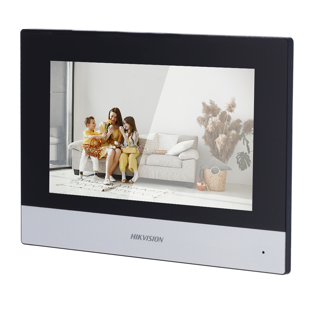 DS-KH6320-TE1  |  HIKVISION  -  Monitor IP de interior  |  Pantalla táctil de 7" con resolución 1024x600