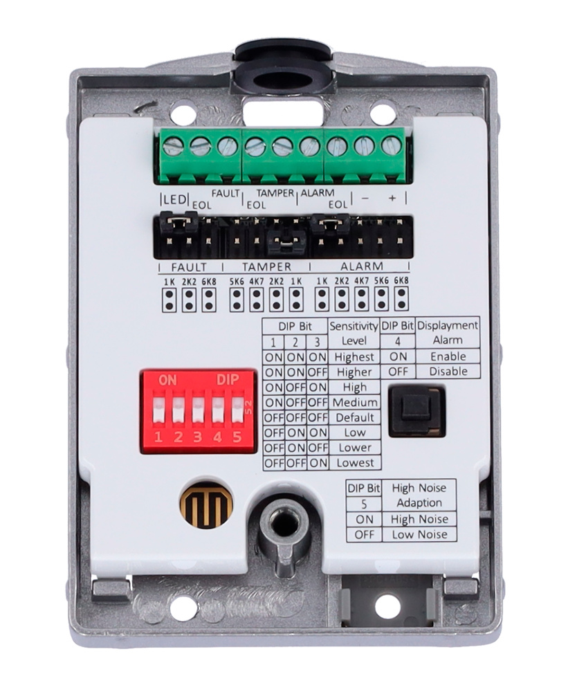 DS-PDSKM-VG3 | HIKVISION - Detector cableado sísmico | Sensor de impacto | Radio de detección 5 metros | Grado 3 