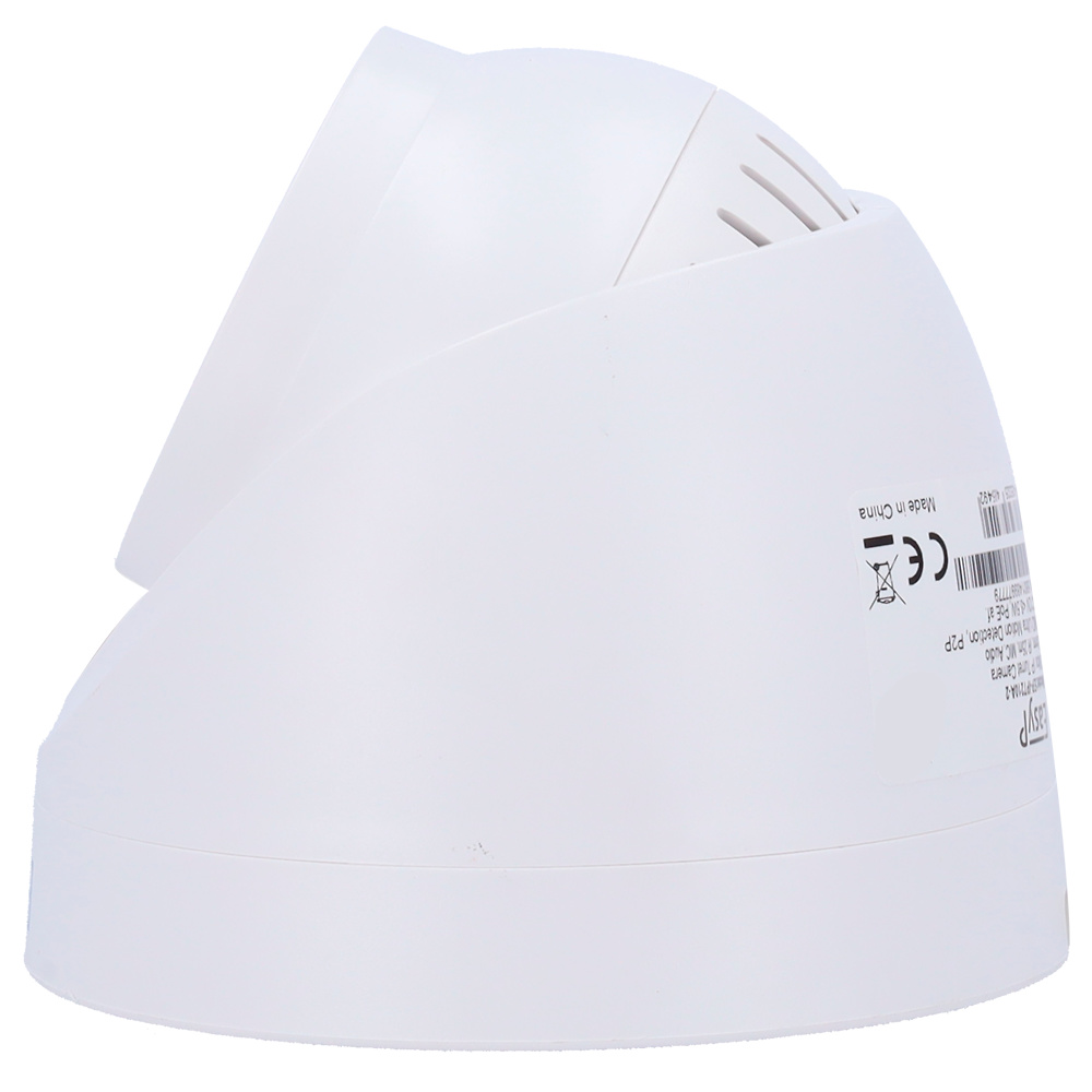 Turret IP Cámara EASY-P EP-IPT210A-2 con sensor 2Mpx, iluminación IR 25m y funciones de detección de movimiento inteligente. Conectividad PoE y P2P, audio integrado y compatibilidad con ONVIF, Uniview y Hikvision. Protección confiable para cualquier entorno