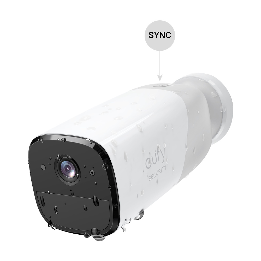 EUFY-CAM2PRO-S221-ADDON | EUFY - Camara para añadir a HomeBase 2 Eufy by Anker | Resolución 2K | Ángulo de Visión 140º | Audio bidireccional (micrófono y altavoz integrados) 