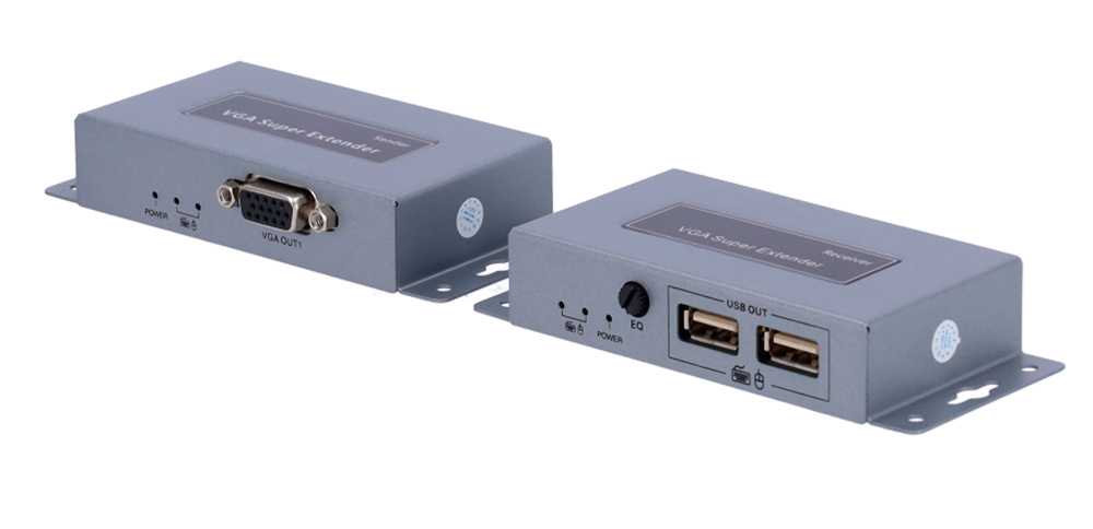 EXT-VGA-KM | Extensor de video VGA y USB por UTP 