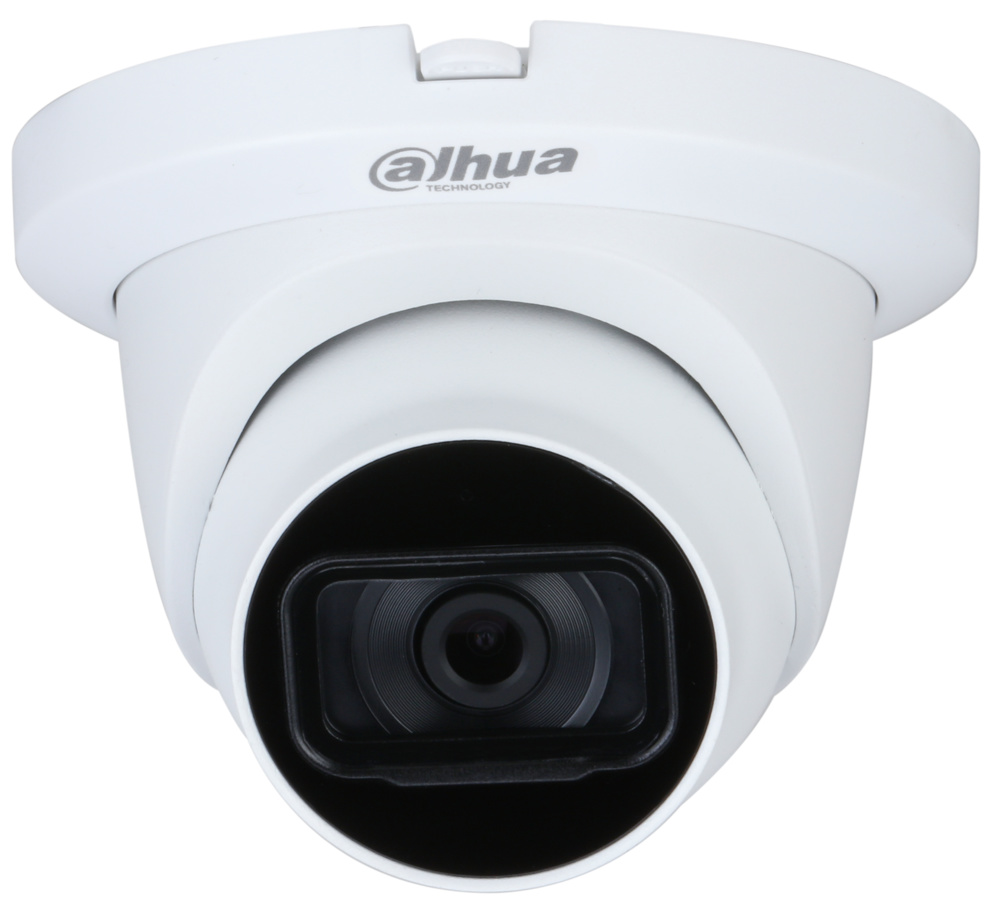 HAC-HDW1200TLMQP-A-POC-0280B-S5 | DAHUA - Cámara domo 4 en 1 | 2 Megapixel | Lente fija | Smart IR 30 metros | Micrófono integrado | Alimentación PoC (solo CVI) 