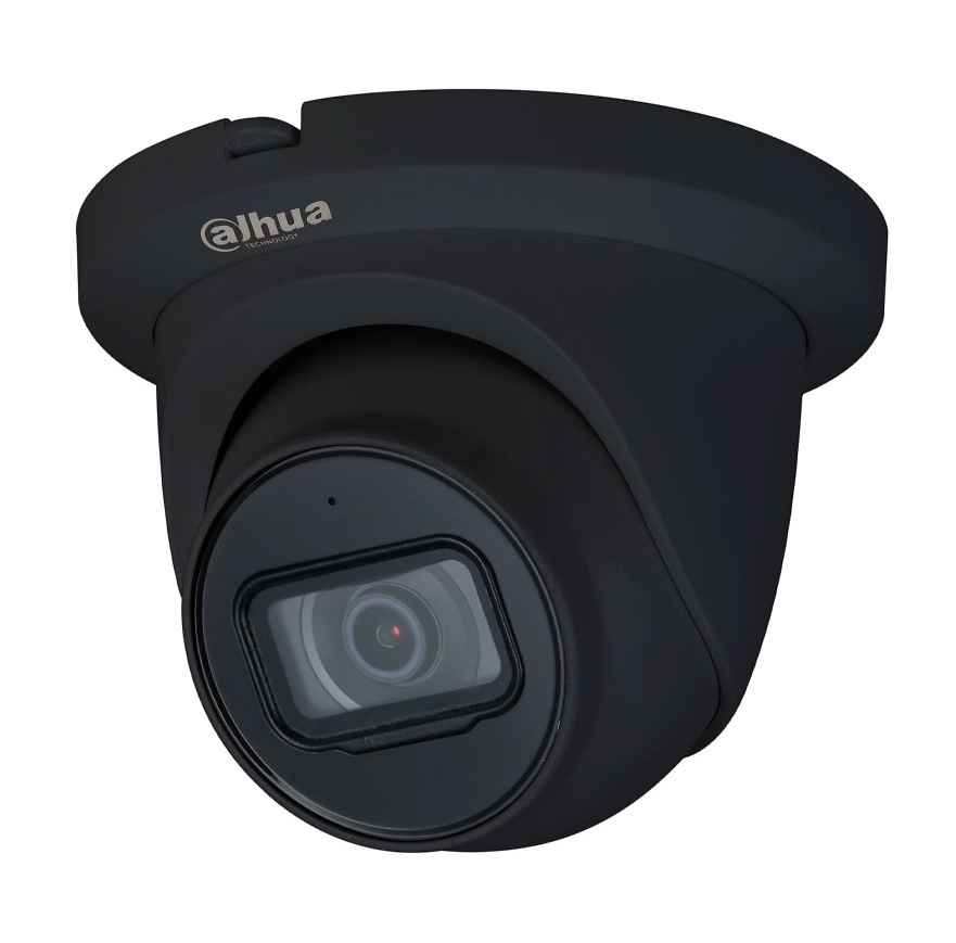 HAC-HDW1231TMQP-A-0280B-BLACK  |  DAHUA  -   Cámara domo 4 en 1  StarLight  |  2 Mpx  |  Lente fija Gran Angular  |  Smart IR 60 metros  |  Micrófono integrado