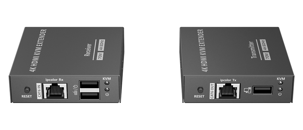 HDMI-EXT-4K60-KVM70 | Extensor HDMI con KVM | 70 metros Max. 