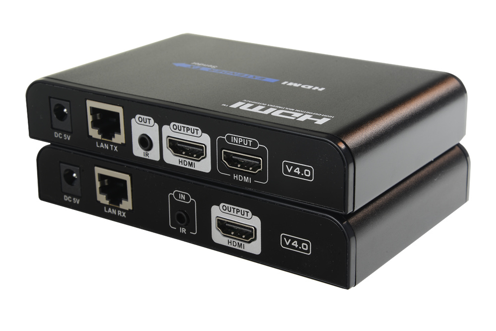 HDMI-EXT-PRO-V2 | Extensor HDMI activo | Alcance 120 m sobre cable UTP Cat 6 | Transmisor y Receptor 