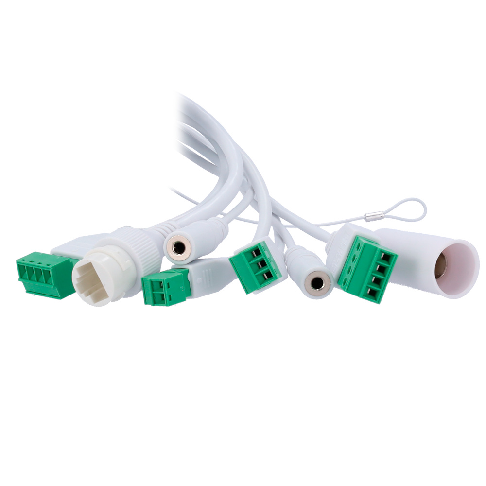 hm-td2638-conexion Instalada en un entorno industrial con PoE, monitoreando perímetro y controlando temperatura de estructuras. Integración con HikCentral y grabación en SD local