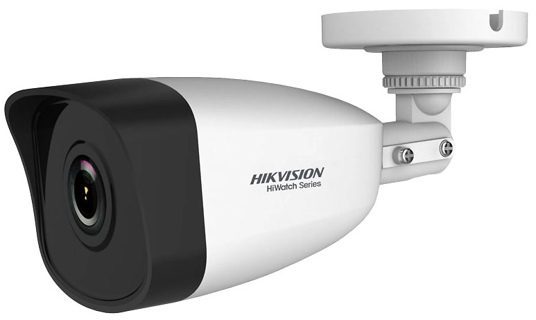 HWI-B140H-M HWI-B140H-M Cámara IP tipo bullet del fabricante HIKVISION. Camara de vigilancia IP con óptica gran angular y leds infrarrojos con alcance de 30 metros. Alimentación a 12V CC y también por PoE. Tiene protocolo Onvif y es válida para cualquier NVR del mercado