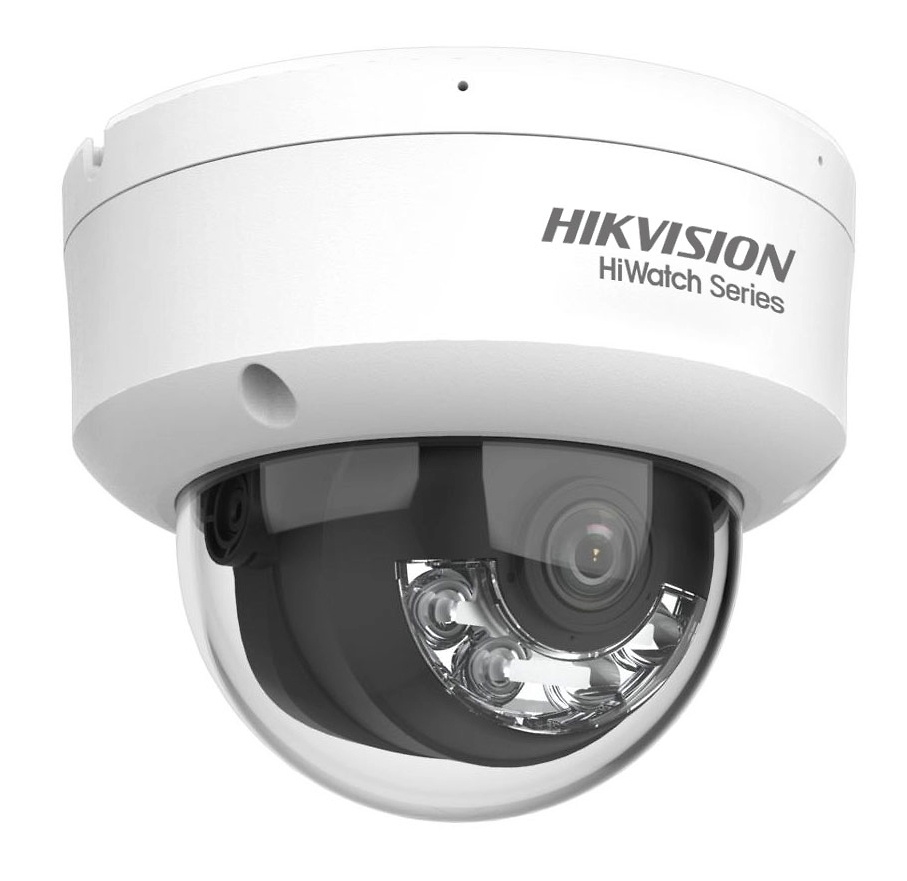 HWI-D120HA-LU(2.8mm) | HIKVISION - Cámara IP Domo | 2 Mpx | Lente fija 2,8 mm | Smart Dual Light 30 metros | Detección de Movimiento 2.0 | Micrófono integrado 