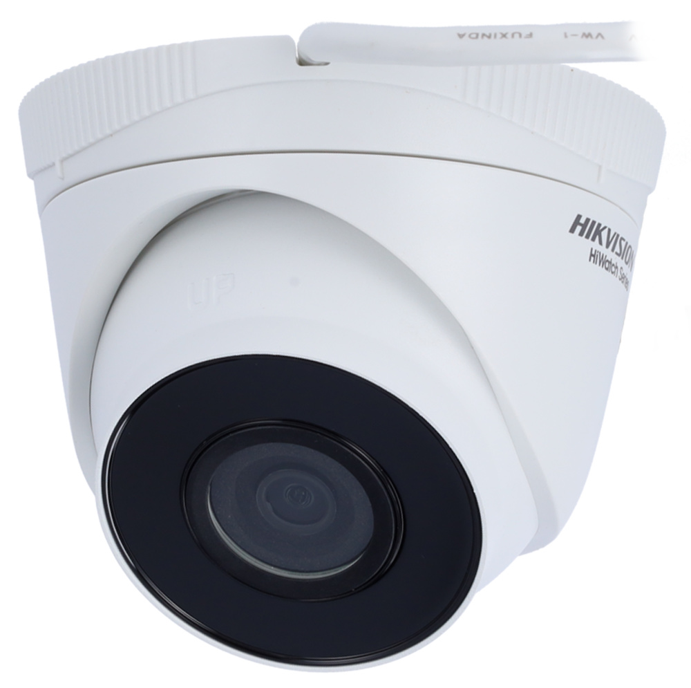 HWI-T280H(2.8mm)  |  HIKVISION  -  Cámara domo IP   |  8 Megapixel  |  Lente fija Gran Angular  |  Leds IR 30 metros 