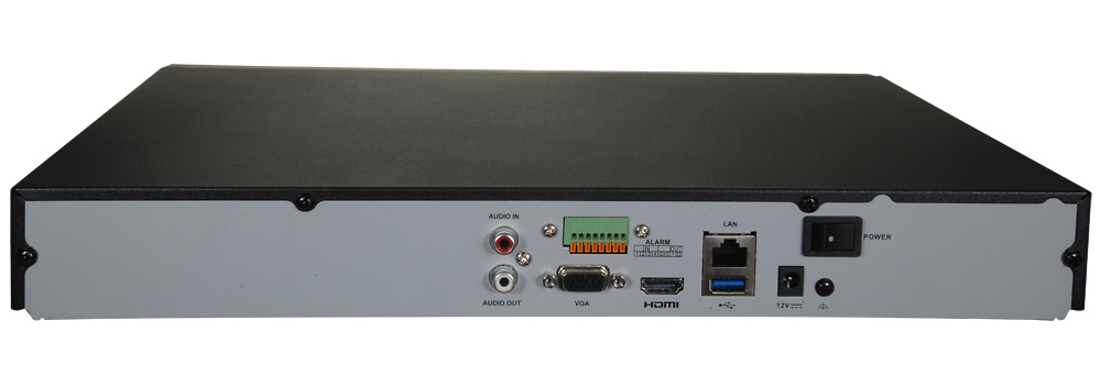 HWN-5216MH(D) | HIKVISION - Grabador NVR 16 canales | Ancho de banda 160 Mbps | Alarmas | Resolución max. 8 Mpx 