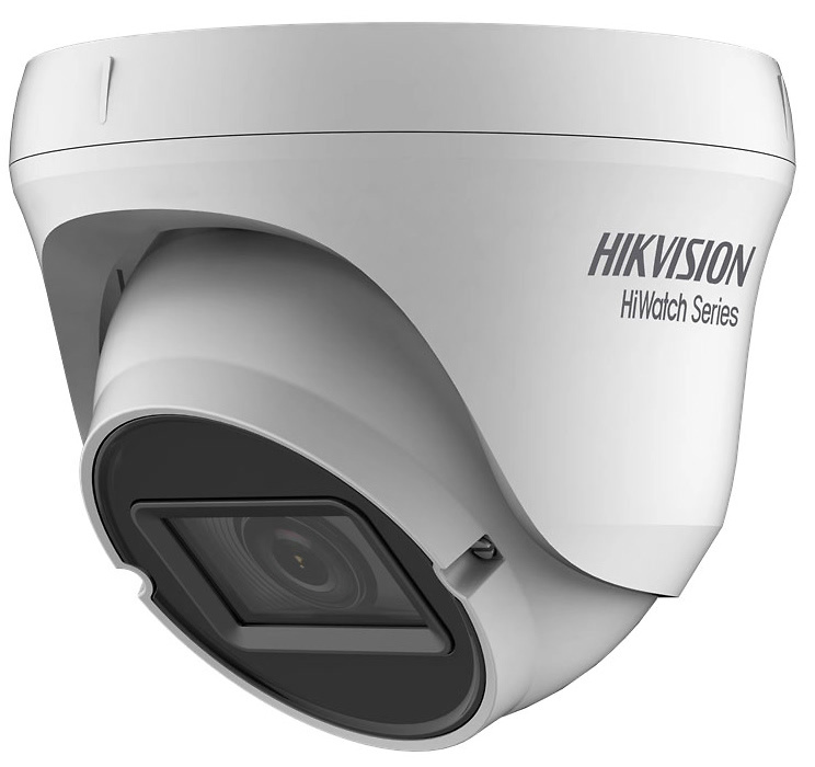 HWT-T320-VF  |  Hikvision   -  Cámara domo 4 en1 (HDCVI / HDTVI / AHD / CVBS)  |  2 Mpx  |  Lente Varifocal  |  Leds IR  40 metros