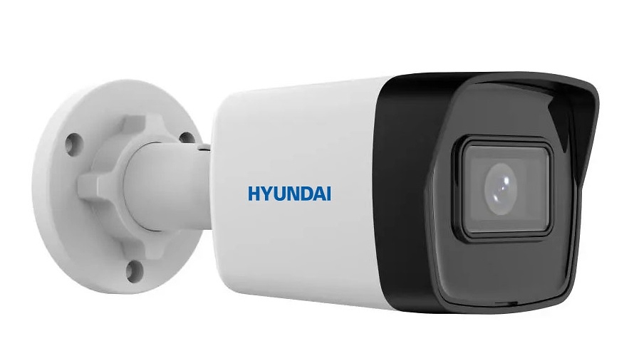 HYU-1024 | HYUNDAI - Cámara Bullet IP | 5 Mpx | Lente fija 2,8 mm| Smart IR 30 metros 