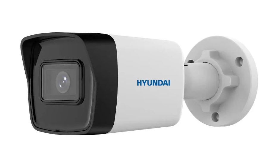 HYU-1025 | HYU-1025 La cámara HYU-1025 de la línea Hyundai Value Line ofrece resolución 8 Mpx a 15 ips con compresión H.265+/H.265, optimizando el almacenamiento. Equipada con Smart IR de 30 m y una lente fija de 2.8 mm, garantiza imágenes claras en condiciones de baja iluminación (0.01 lux). Incorpora WDR 120 dB, 3D-DNR y ROI para una calidad de imagen superior. Su diseño robusto incluye certificación IP67, soporte 3AXIS y alimentación 12V/PoE, siendo ideal para aplicaciones de videovigilancia en interiores y exteriores