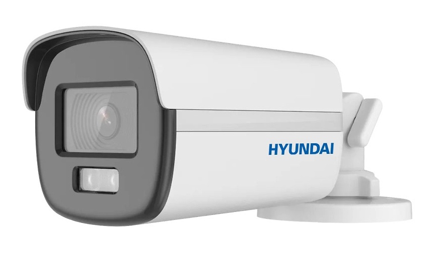 HYU-1035  |  HYUNDAI  -  Cámara Bullet  4 en 1 Color View  | 2 Mpx   |  Lente fija 2,8 mm  |  Alarma visual de luz sólida (luz blanca)  40 metros